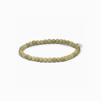 Soï Copenhagen Petite Grøn Alashan Agat Krystl Stretch Armbånd 4 mm PGAA-KA-4MM