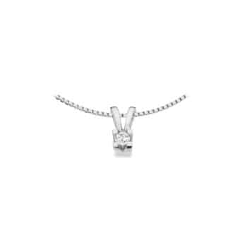 Scrouples Kleopatra diamant vedhæng 0,10 ct 14 kt hvidguld 2136,10